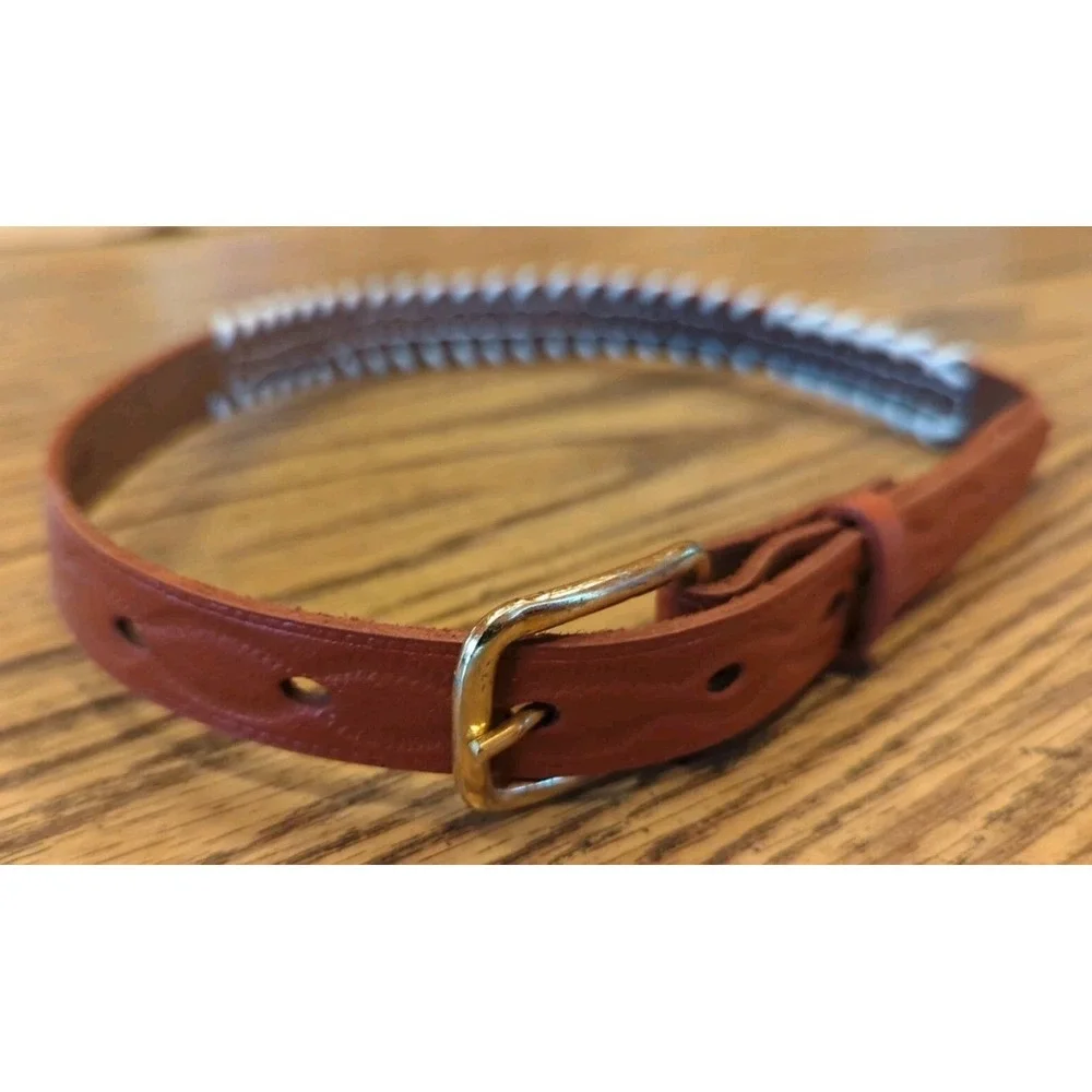 NOS Magic Forest Lake George NY Novelty Beaded Leather Belt Kids Youth Adult 20